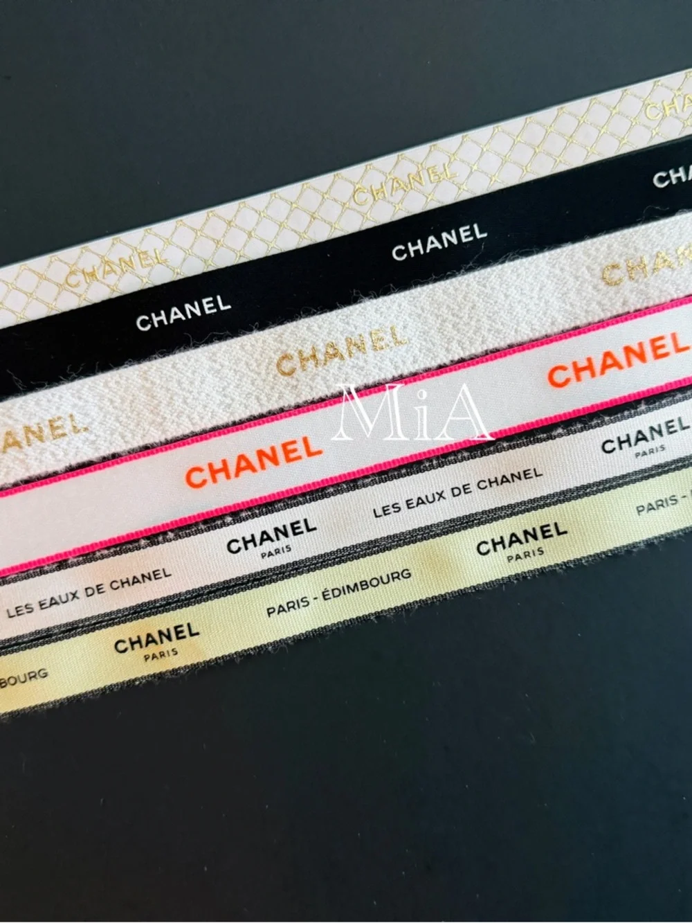 6 x CHANEL Ribbon 1 Yard each